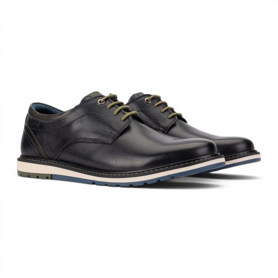 Pikolinos Herrenblaue Lederschuhe mit Schnürung – Berna - Image 4