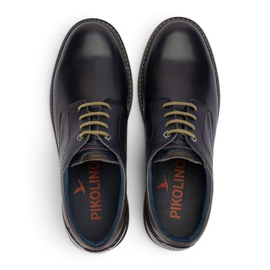 Pikolinos Herrenblaue Lederschuhe mit Schnürung – Berna - Image 5