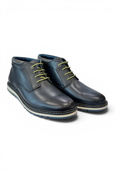 Pikolinos Herrenblaue Leder-Schnürstiefel mit Schnürung – Berna - Image 3