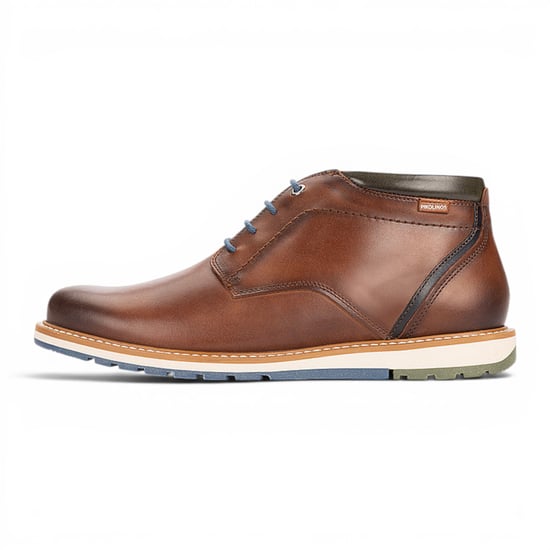 Pikolinos Herren braune Leder-Schnürstiefel Smart Boots – Berna - Image 2