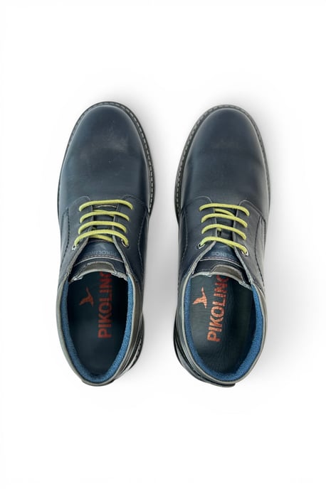 Pikolinos Herrenblaue Leder-Schnürstiefel mit Schnürung – Berna - Image 5