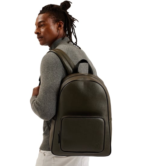 Tairone Pu Rucksack Khaki - Image 5