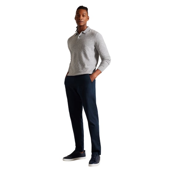 Ted Baker Morar Mens Grey Strick -Polo -Hemd - Image 3