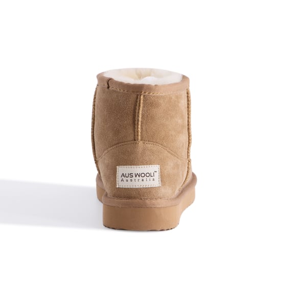 Aus Wooli "Bondi" Australien Kurze Schafsleder-Stiefelette, Tan - Image 3