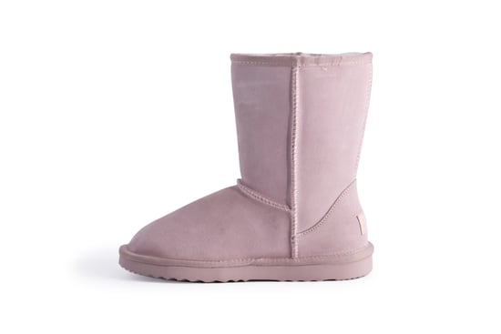 Aus Wooli "Cronulla" Australien Mitte Kalb Schaffell Stiefel, blass rosa - Image 4