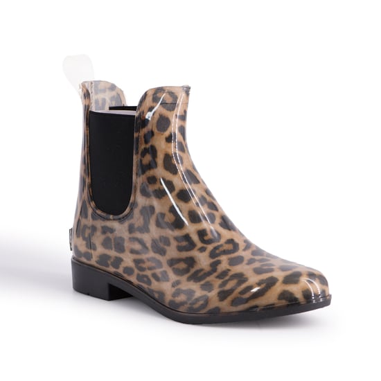 Aus Wooli Australia Womens Regenstiefel mit Schafsfell Einlegesohle enthalten LEOPARD - Image 1