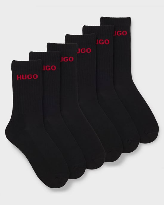 HUGO 6Er-Pack Viertelstrümpfe, Mehrfarbig - Image 1