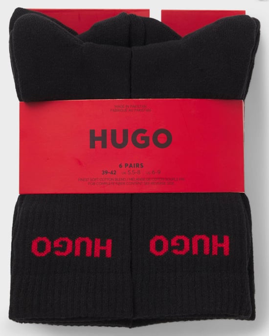 HUGO 6Er-Pack Viertelstrümpfe, Mehrfarbig - Image 3