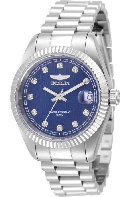 Invicta Specialty 51036 Damenuhr - Quarzwerk - Edelstahl mit blauem Zifferblatt - 36 mm - Image 1