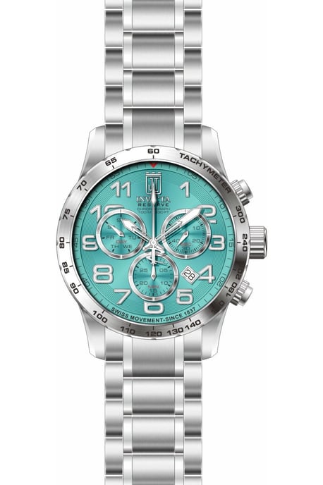 Invicta Jason Taylor 51260 Herrenuhr - Quarzwerk - Edelstahl mit blauem Zifferblatt - 48 mm - Image 1