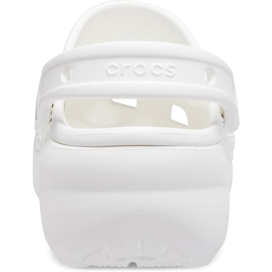 Crocs Klassische Plattform Thermoplastische Damen Weiß Clogs - Image 2