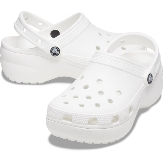 Crocs Klassische Plattform Thermoplastische Damen Weiß Clogs - Image 3