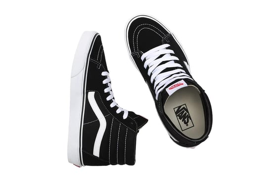 Kaufen Sie Vans Sk8 Hi Black/White Trainer - Image 5