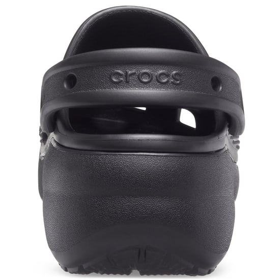 Crocs Classic Plattform Thermoplastische Damen Schwarz Clogs - Image 2