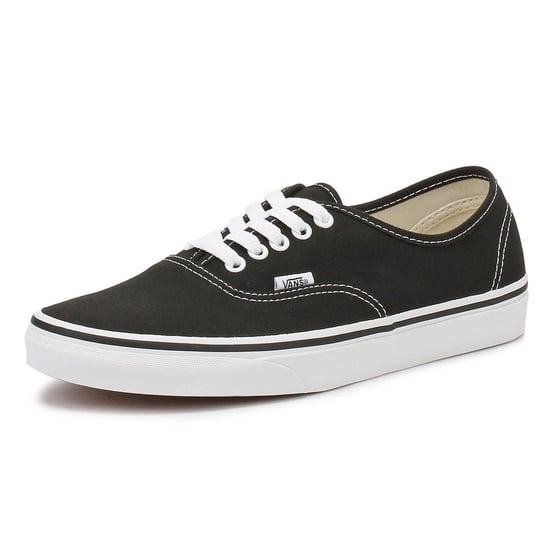 Herren Damen Vans Authentic Canvas Sneaker - (Schwarz / Weiß) - Image 4
