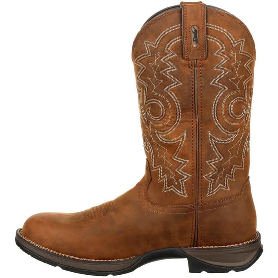 Durango Rebel Leder Herren Stiefel in Coyotebraun - Image 6