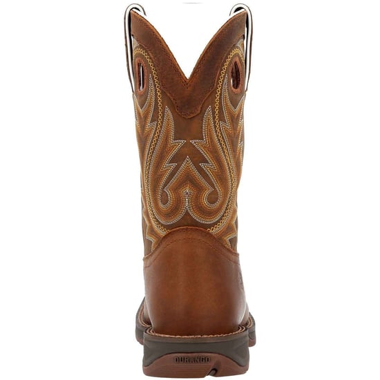 Durango Rebel Leder Herren Stiefel Saddle Brown - Image 2