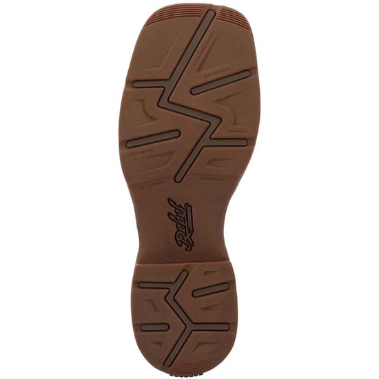 Durango Rebel Leder Herren Stiefel Saddle Brown - Image 4