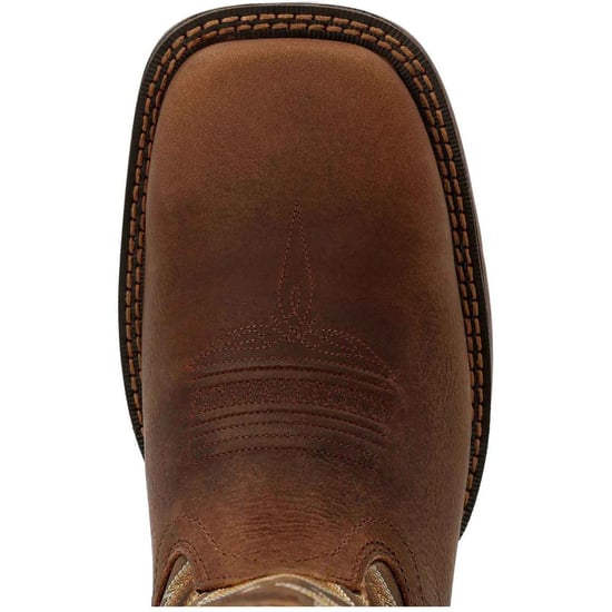 Durango Rebel Leder Herren Stiefel Saddle Brown - Image 5