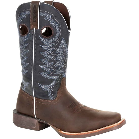 Durango Rebel Pro Leder Herren Stiefel Belgisches Braun/Dunkelblau - Image 1