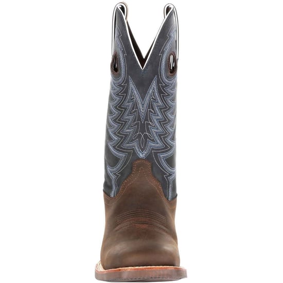 Durango Rebel Pro Leder Herren Stiefel Belgisches Braun/Dunkelblau - Image 3
