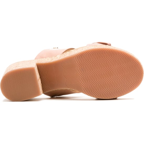 Hush Puppies Poppy Leder Damen Café Creme Sandalen - Image 3