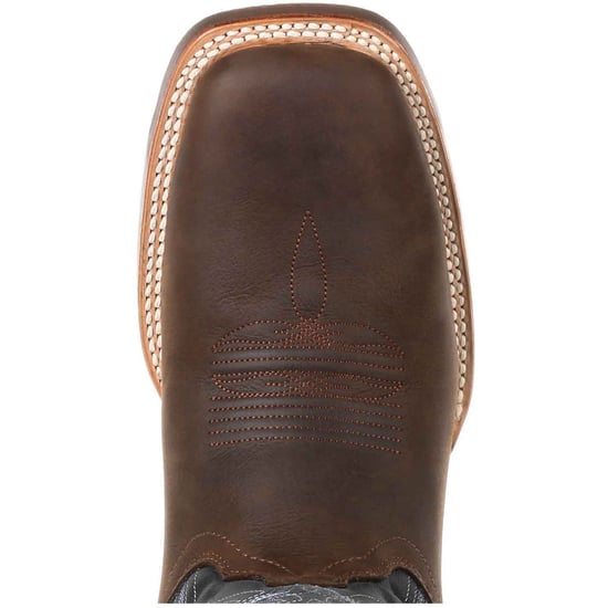 Durango Rebel Pro Leder Herren Stiefel Belgisches Braun/Dunkelblau - Image 5