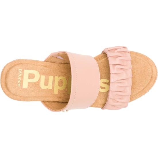Hush Puppies Poppy Leder Damen Café Creme Sandalen - Image 4