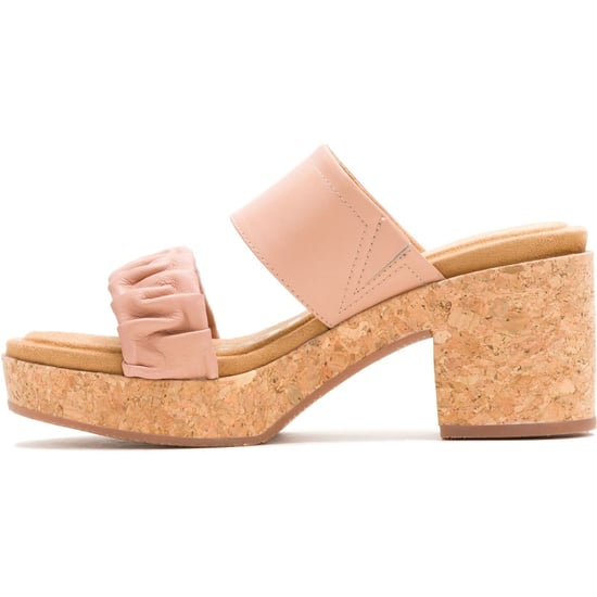 Hush Puppies Poppy Leder Damen Café Creme Sandalen - Image 5