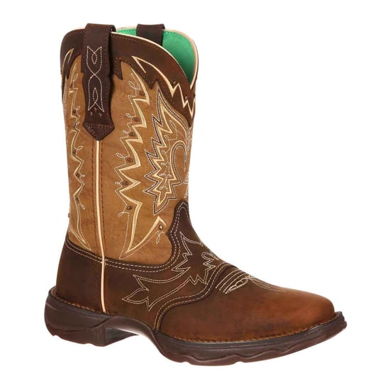 Durango Lady Rebel Leder Damen Nikotin/Braune Stiefel - Image 1