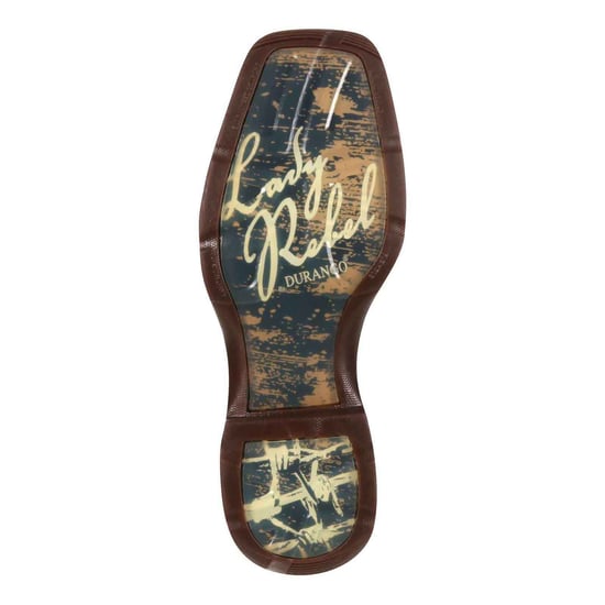 Durango Lady Rebel Leder Damen Nikotin/Braune Stiefel - Image 3