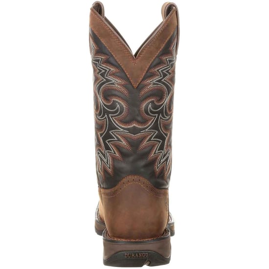 Durango Rebel Leder Herren Stiefel Schokolade/Nachtblau - Image 2