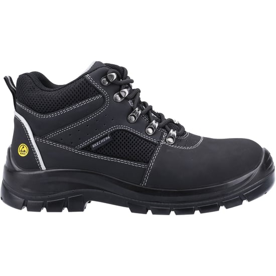 Skechers Herren Trophus Letic Memory Foam Leder Sicherheitsstiefel - Image 4