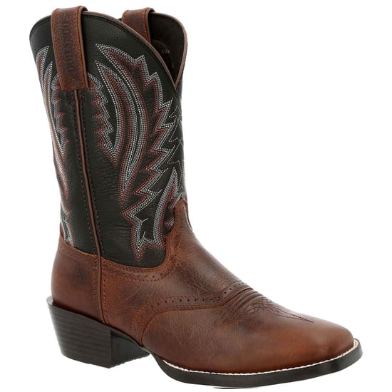 Durango Westward Leder Herren Stiefel Dunkel Kastanie/Schwarzer Onyx - Image 1