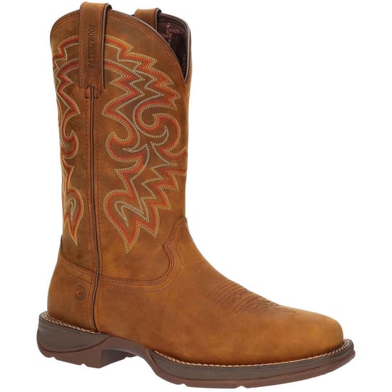 Durango Rebel Leder Herren Stiefel in Rostrot - Image 1