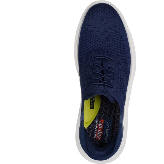 Skechers Garza Palma Polyester Herren Sneakers in Marineblau - Image 3
