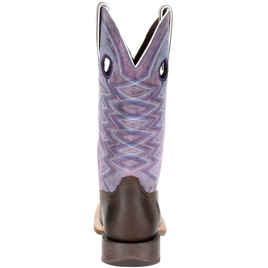Durango Lady Rebel Pro Leder Damenstiefel Dunkelbraun/Amethyst - Image 2