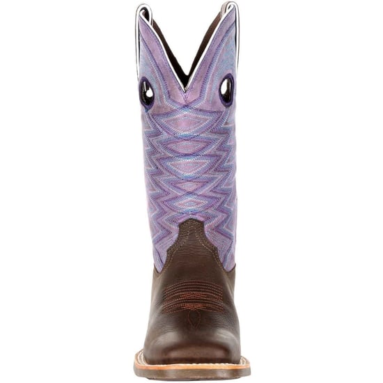 Durango Lady Rebel Pro Leder Damenstiefel Dunkelbraun/Amethyst - Image 3