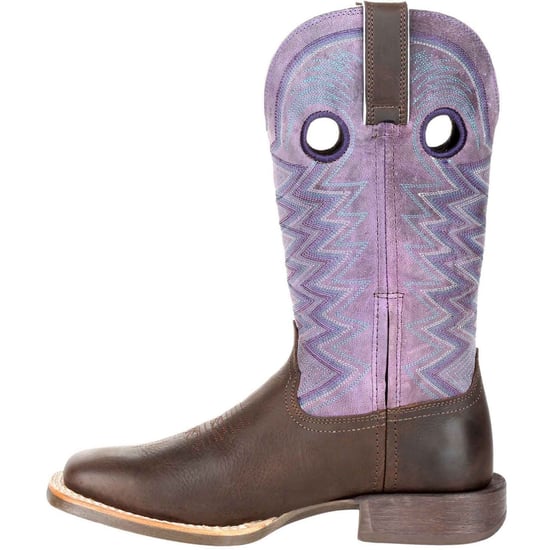 Durango Lady Rebel Pro Leder Damenstiefel Dunkelbraun/Amethyst - Image 6
