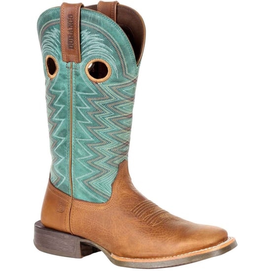 Durango Lady Rebel Pro Leder Damenstiefel Weizen/Tide Teal - Image 1