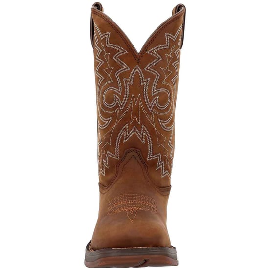Durango Rebel Leder Herren Stiefel in Braun - Image 3