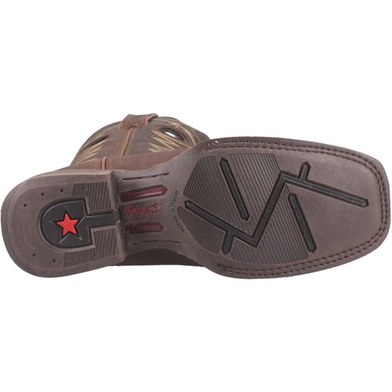 Durango Rebel Leder Herren Stiefel in Braun - Image 4