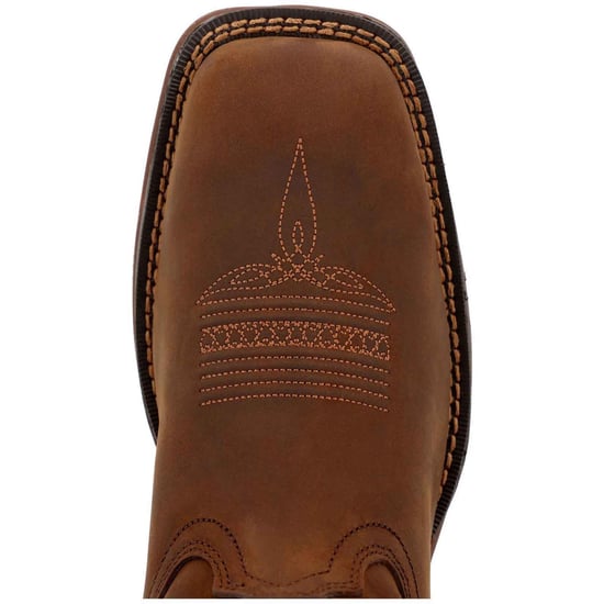 Durango Rebel Leder Herren Stiefel in Braun - Image 5