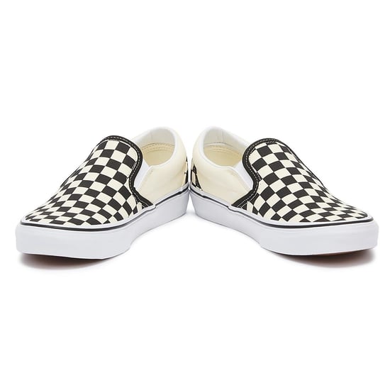 Vans Classic Slip-On Unisex Schwarz Weiß Checkboard Canvas Skate-Trainer - Image 6