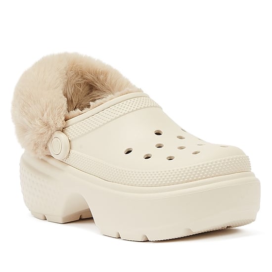 Stomp Lined Pantoletten - Crocs - Thermoplastik - Weiß - Image 2