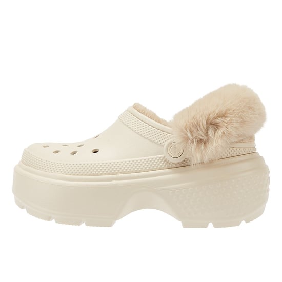 Stomp Lined Pantoletten - Crocs - Thermoplastik - Weiß - Image 5
