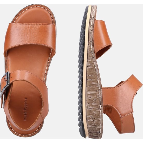 Hush Puppies Ellie Damen Sandalen Aus Leder In Tan - Image 6