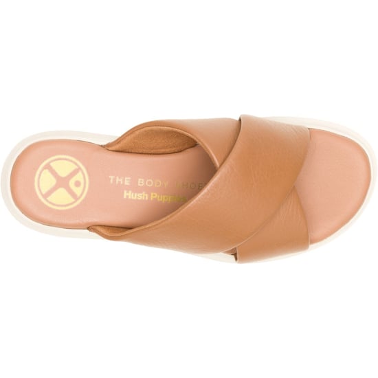 Hush Puppies Uplift Leder Damen Sandalen in Tan - Image 4