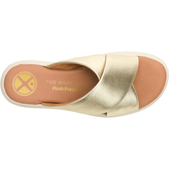 Hush Puppies Uplift Leder Damen Champagner Sandalen - Image 4