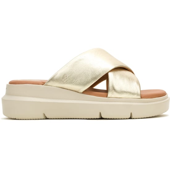 Hush Puppies Uplift Leder Damen Champagner Sandalen - Image 6